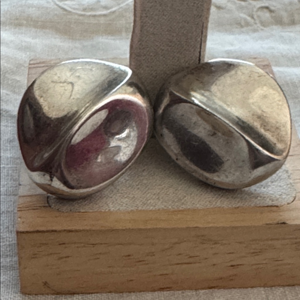 Vintage Sterling Silver Statement Earrings 19.60 Grams